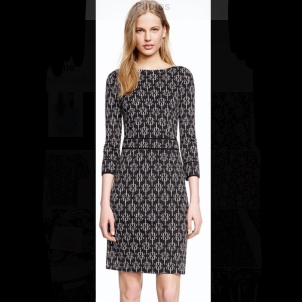 Tory Burch 3/4 Sleeve Stretch Dress